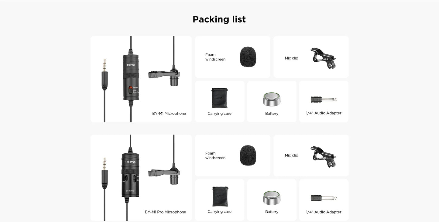 Microphone BOYA BY-M1 PRO Original