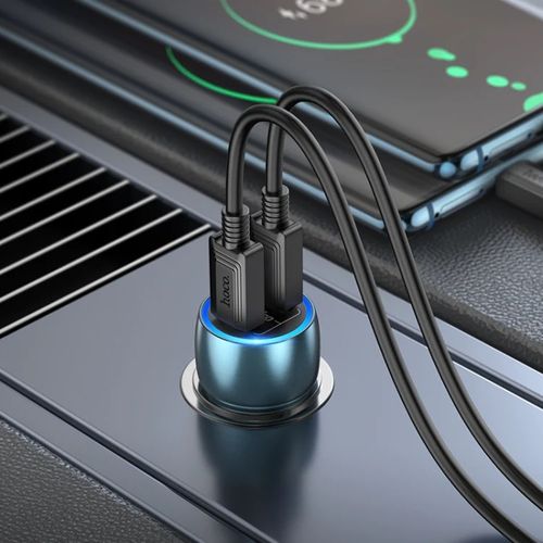 Chargeur Voiture Hoco Z48 40W avec cable iPhone