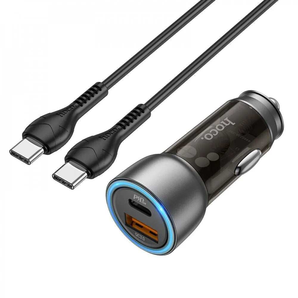 Chargeur Voiture Hoco NZ8 43W avec cable Type-C