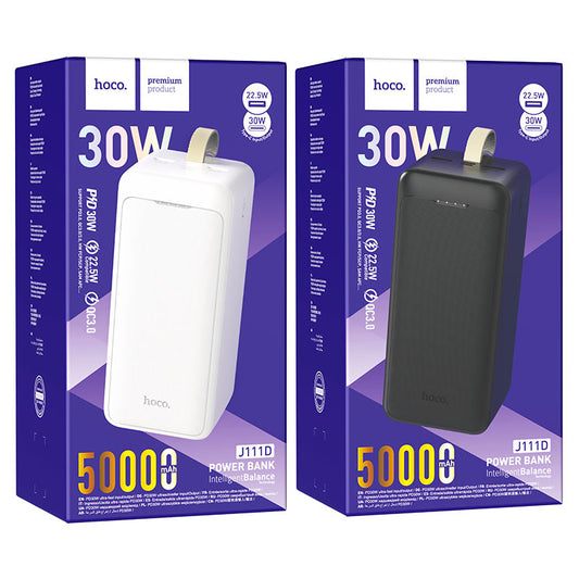 Power Bank Hoco J111D 30W + QC3.0 50000mAh